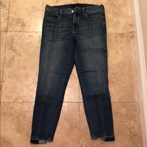 J brand jeans raw hem size 29
